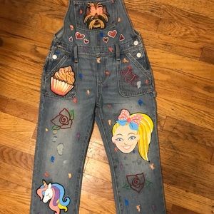 Hand painted denim